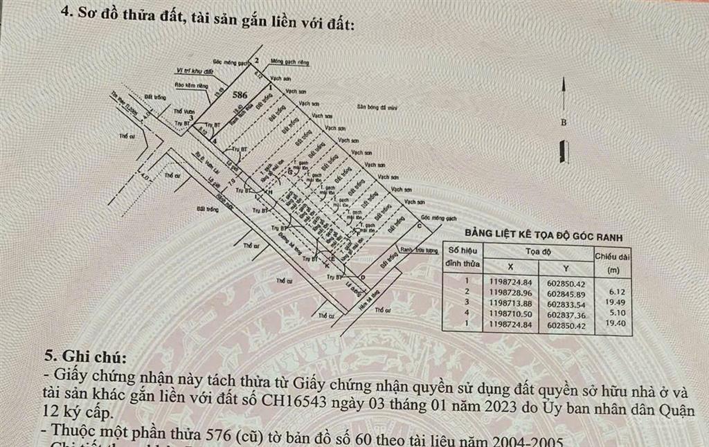 Cần bán đẹp hẻm 224 đường vườn lài giá 7,990 tỷ diện tích 109m