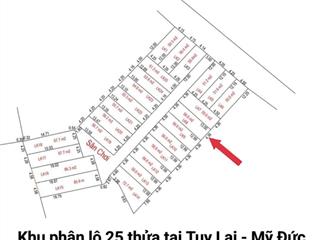 Bán đất tại xã tuy lai, 930 triệu, 56.9m2, gần quy hoạch đường miếu môn quan sơn tiềm năng tăng giá