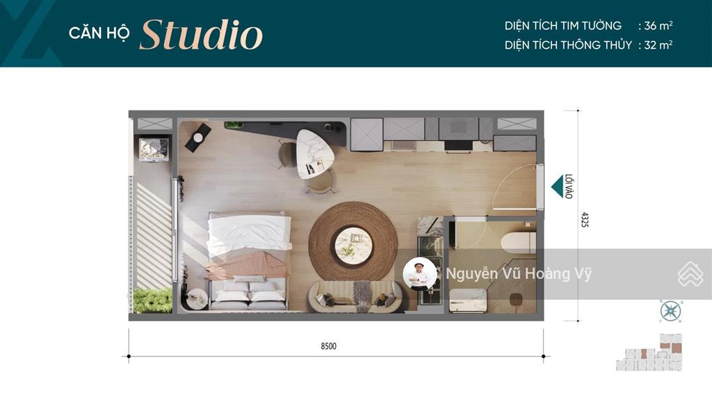 Bán căn hộ studio dự án skyzen picity sky park phạm văn đồng giá 2 tỷ có vat