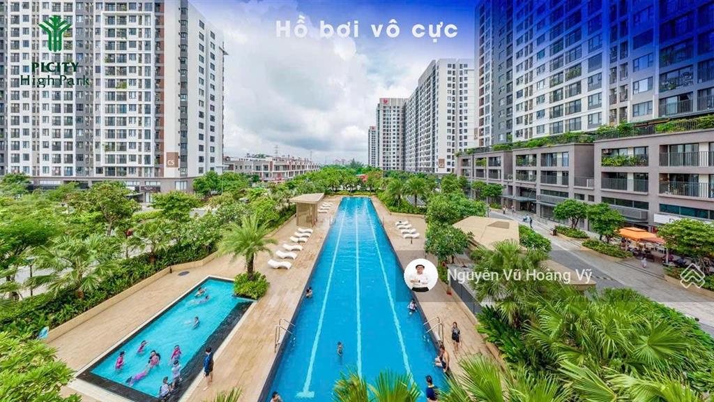 Siêu hot bán căn hộ view hồ bơi 57m2 tại picity high park, 3,19 tỷ, 2pn, 1wc