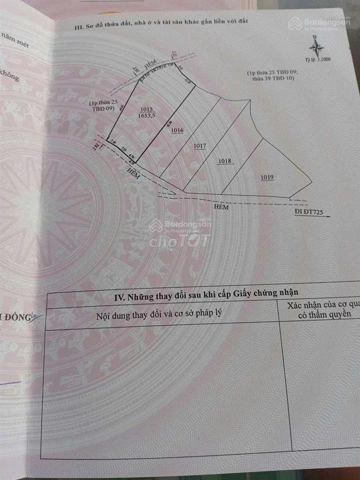 Bán đất tại đt 725, tà nung, đà lạt, giá cực chất 950 triệu, 1653 m2