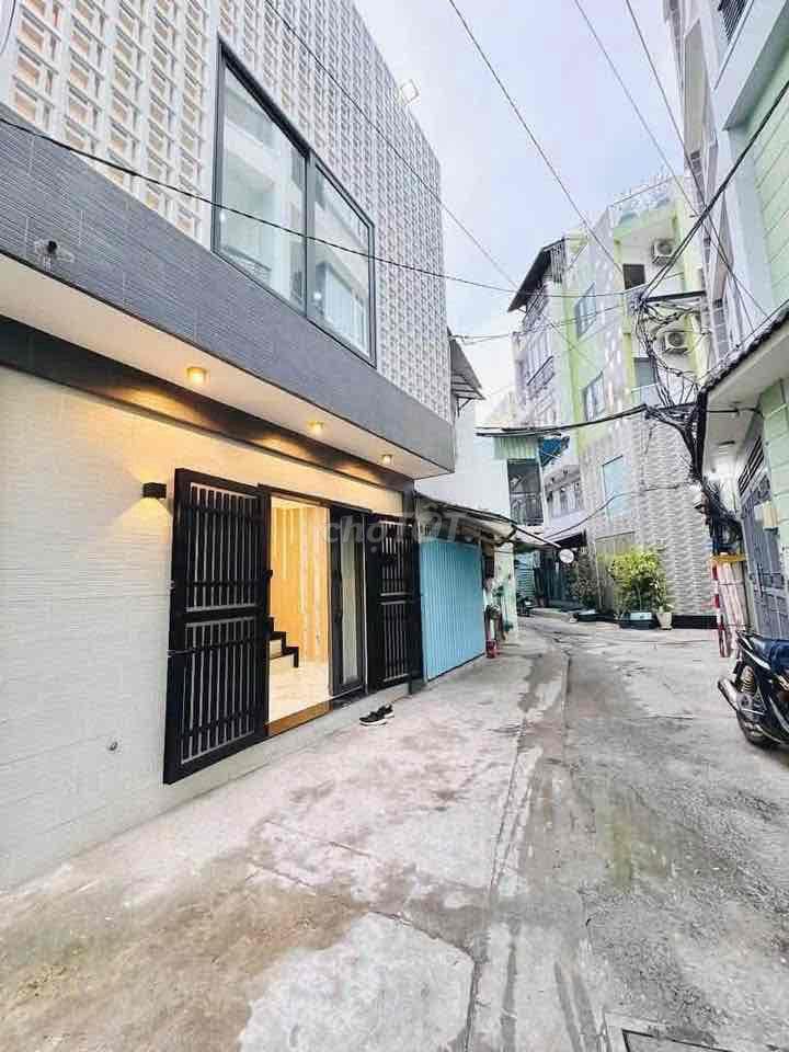 NHÀ MỚI VIP FULL N. THẤT, 2 LẦU 2P. NGỦ Ở KD, VPCTY SÂN XE OK