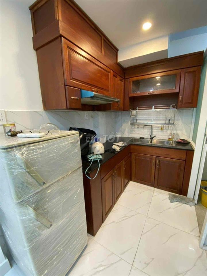 NHÀ MỚI N. THẤT XỊN, 1 TRỆT 2 LẦU SÂN THƯỢNG 2P. NGỦ 3WC Ở 2-3ng Ok
