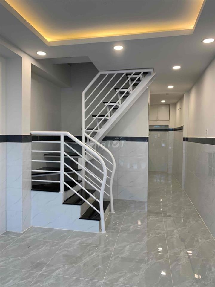 NHÀ MỚI XỊN, HẺM XE HƠI, 1 TRỆT 2L SÂN THƯỢNG 3P. NGỦ, N.THẤT MỚI OK