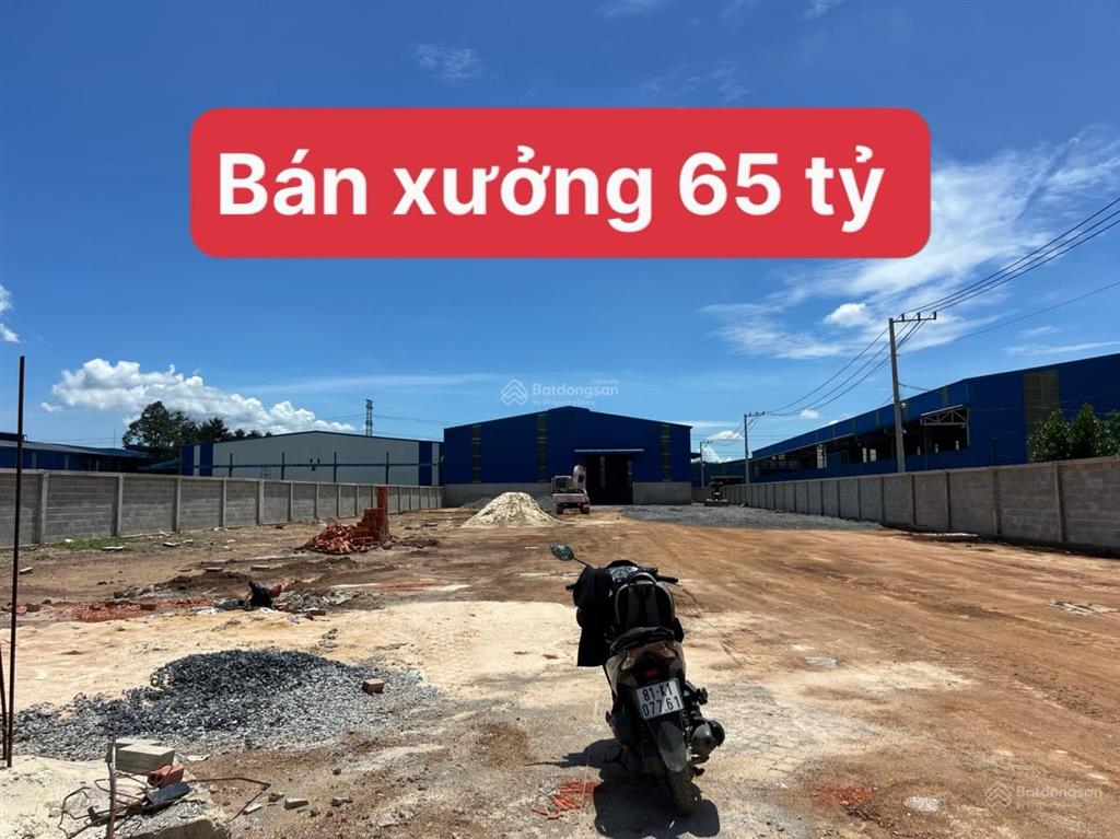 Bán xưởng đang xây mới gần khu công nghiệp bàu bàng giá cực thơm chỉ 5.5tr/m2