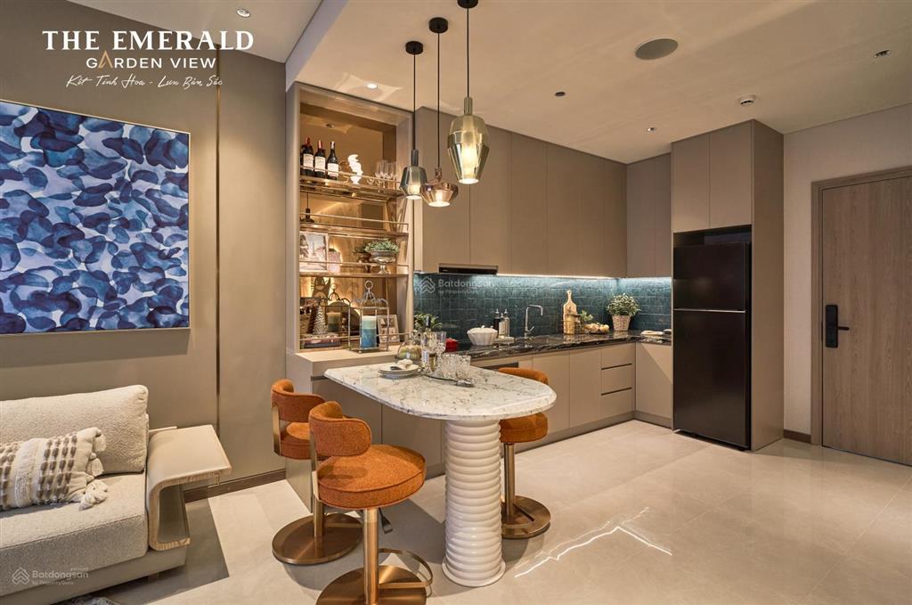 Bán căn hộ 1 phòng ngủ emerald garden view  diện tích 52m, không gian sống xanh