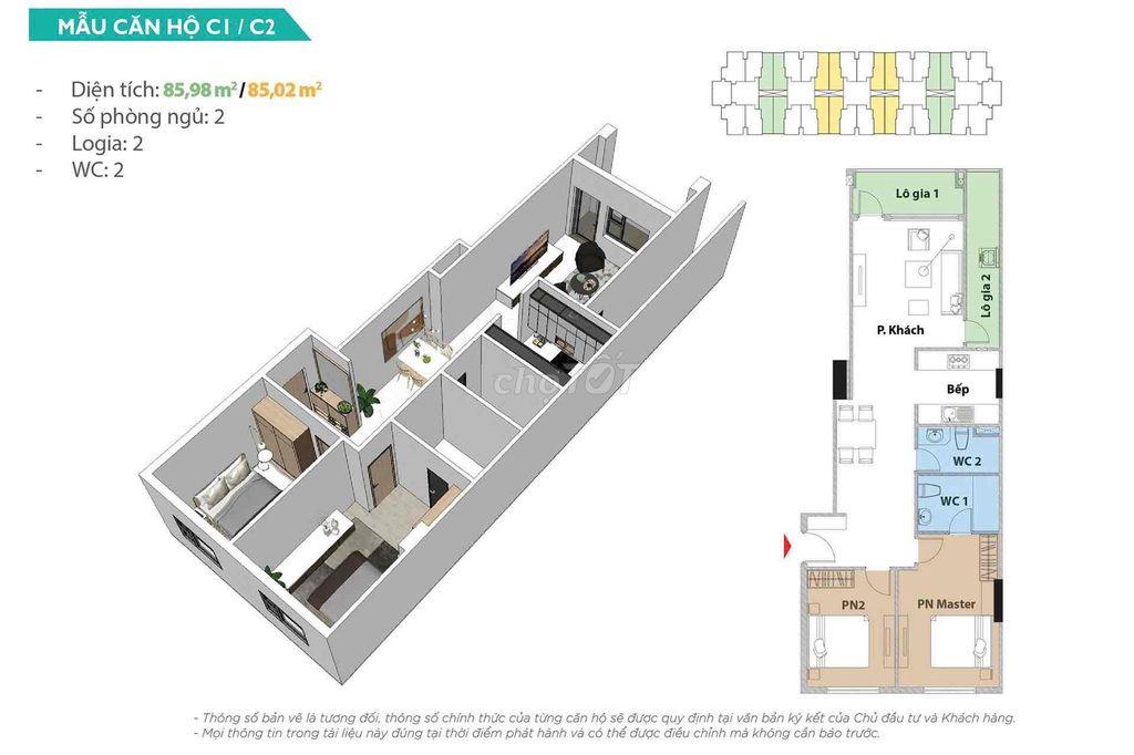 Cho thuê căn hộ Conic Boulevard 2pn2w giá 7tr/tháng- LH ***