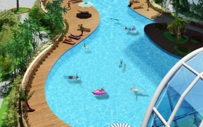 Cho thuê căn hộ Conic Riverside 2PN1W, nhà trống, giá 7tr