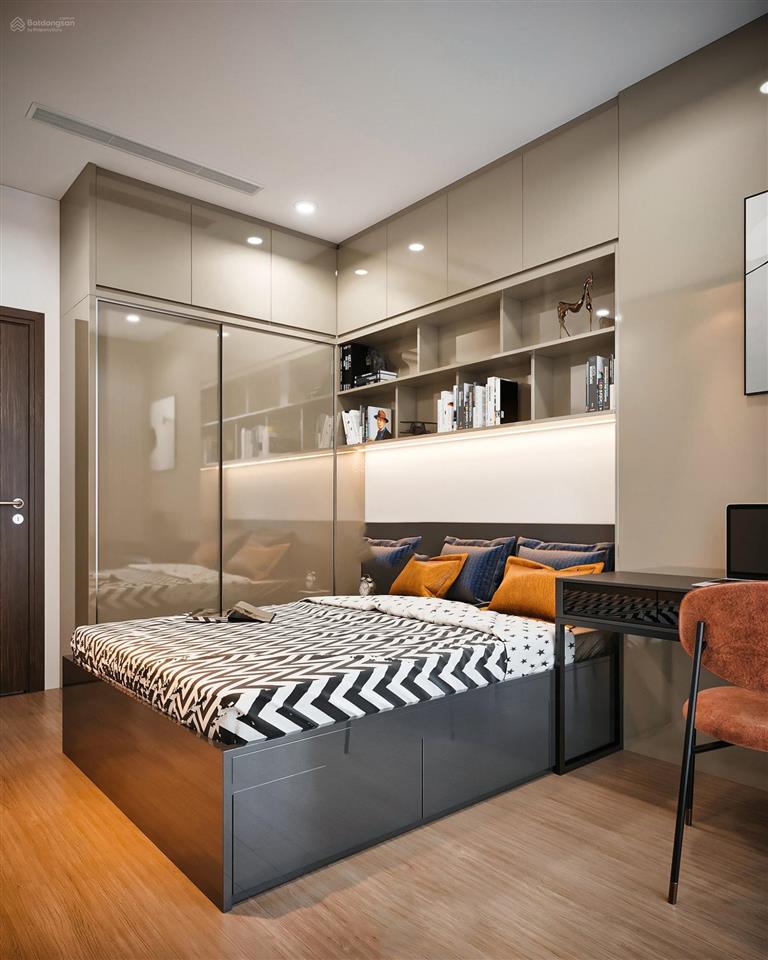 Mình bán căn hộ 2pn, 62m², sổ đỏ, full nt, tầng cao hướng mát giá 4.6 tỷ tại phương đông green park