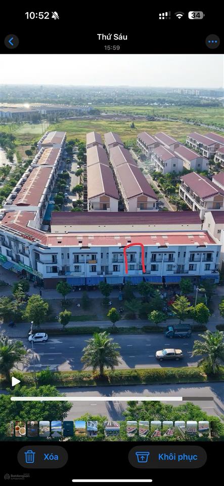 Bắt đáy căn sh412 centa mặt đường 56m giá cực kỳ hời