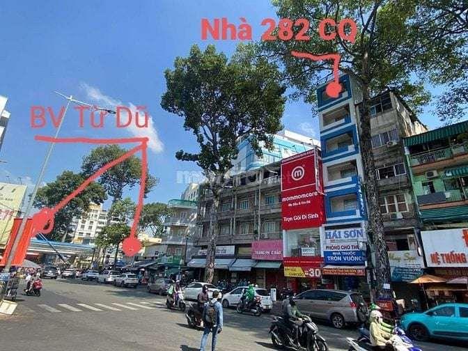 BÁN NHÀ MẶT TIỀN 282 CỐNG QUỲNH, Q. 1, TP.HCM