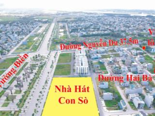 Bán lô đất vàng đường hai bà trưng, cách biển sầm sơn chỉ 600m, sổ đỏ trao tay, giá rẻ nhất