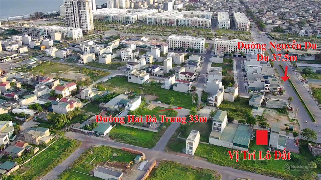 Bán lô đất vàng đường hai bà trưng, cách biển sầm sơn chỉ 600m, sổ đỏ trao tay, giá rẻ nhất