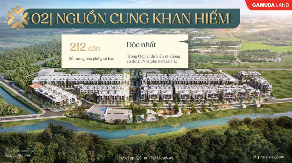 Tin được không? dự án nhà phố the meadow bình chánh chỉ 20% nhận nhà, trả chậm 5% cho 36 tháng