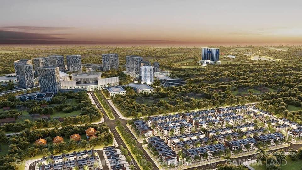 Nhà phố 3 tầng artisan park 2 mặt tiền trước sau, trả chậm 5 năm không lãi suất