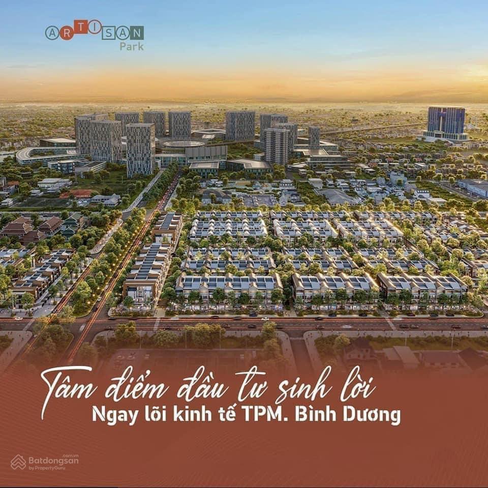 Nhà phố 3 tầng artisan park 2 mặt tiền trước sau, trả chậm 5 năm không lãi suất
