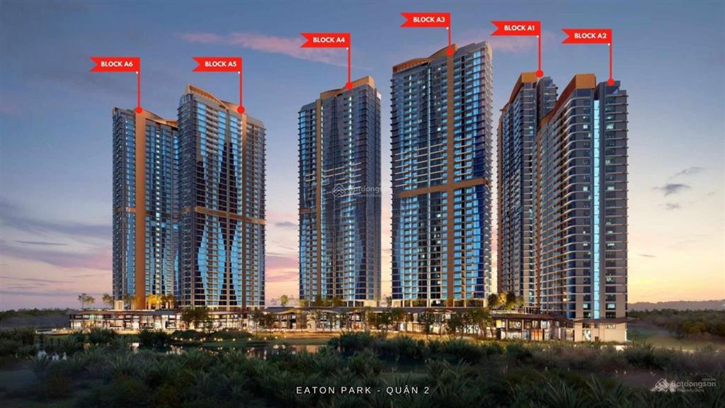 Bán gấp căn góc 2pn 71m2 tháp a6 eaton park quận 2 giá 9,5 tỷ bao hết