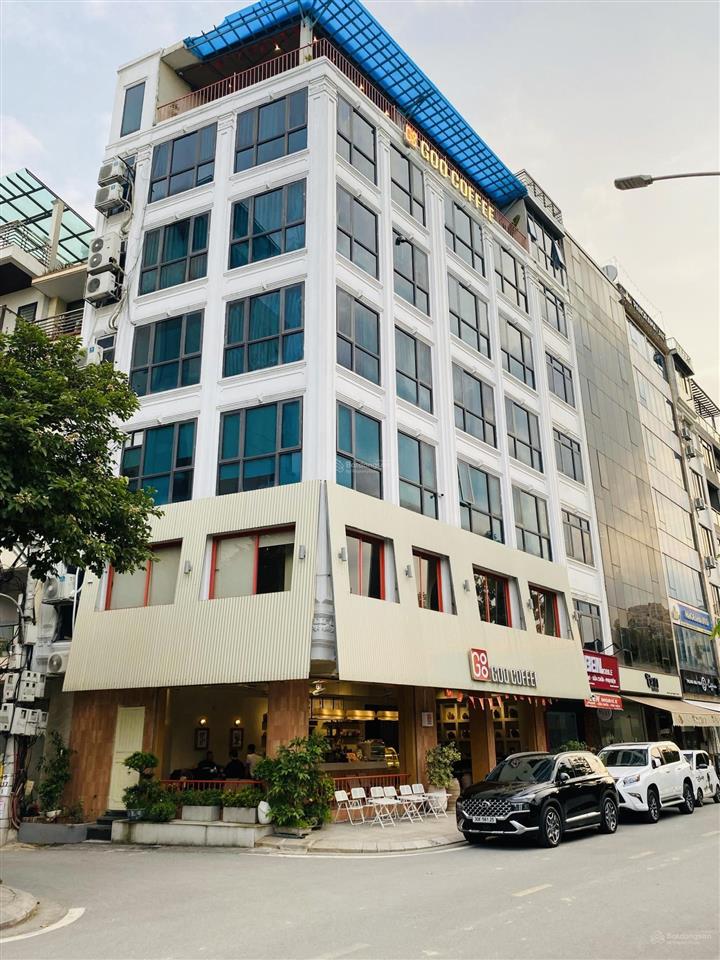 Bán toà văn phòng phố vũ phạm hàm  nguyễn chánh 75m2 7 tầng thang máy mt 5.2m, giá thoả thuận