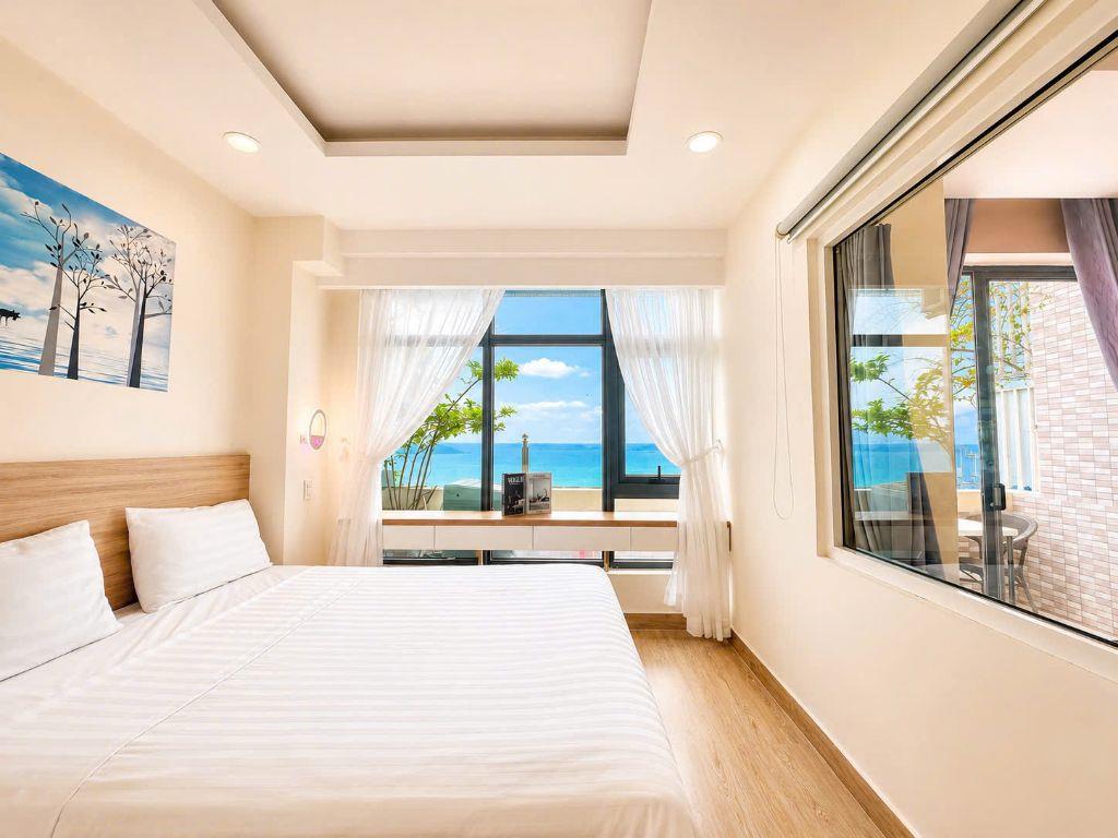 CHO THUÊ CĂN HỘ 1PN MƯỜNG THANH VIỄN TRIỀU, NHA TRANG, VIEW BIỂN, GIÁ 17 TRIỆU/THÁNG