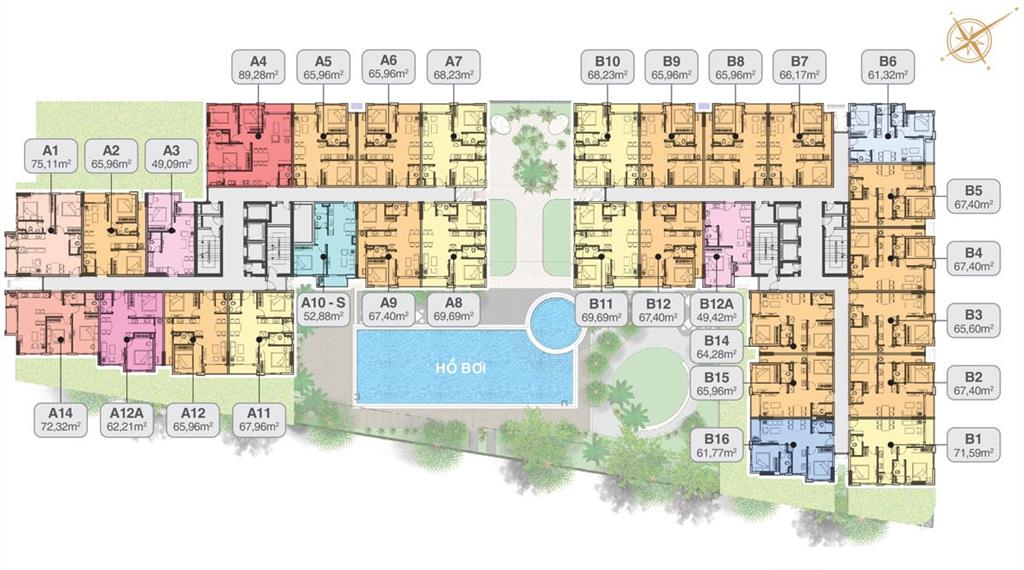 Cho thuê cc moonlight residences, 12 triệu vnd, 68m2, đẹp, nhiều tiện ích