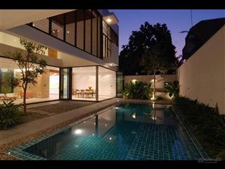 Cho thuê villa 600m2 khu compound đường nguyễn văn hưởng, phường thảo điền, quận 2.