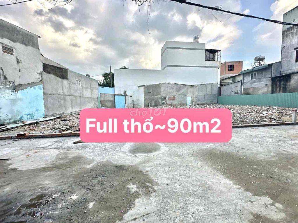 Cực rẻ ~90m2 đất thổ cư- Hẻm oto- Trường Thọ chỉ 54tr/m2