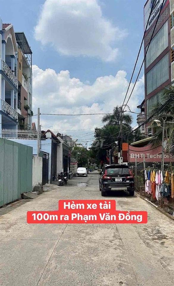 cực rẻ - Đất hẻm oto bên sông Gigamall- Hiệp Bình Chánh 52m2 chỉ 4.99t