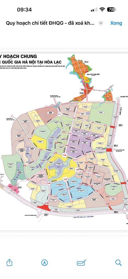 Cắt lỗ 500tr cần tiền bán gấp 100m2 tđc đhqg 100m2 giá chỉ 5 tỷ.