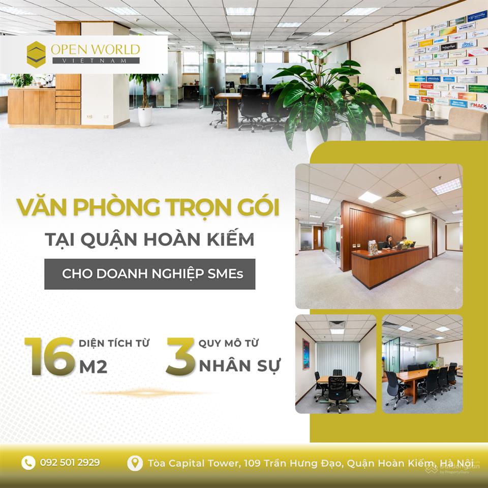 Cho thuê văn phòng hạng a trọn gói, trung tâm hà nội, dt linh hoạt từ 16m2, khuyến mãi đến 10%