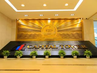 Văn phòng đầy đủ tiện ích tại tòa capital tower  dt linh hoạt từ 16m2 cho doanh nghiệp vừa và nhỏ