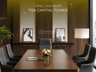 Thuê không gian làm việc đẳng cấp tại tầng cao nhất capital tower  dành cho doanh nhân