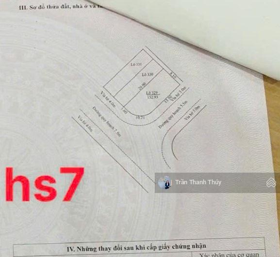 Lô góc "view công viên" siêu phẩm hiếm hoi tại tđc hòa sơn 7  153 m2 giá chưa đến 5 tỷ