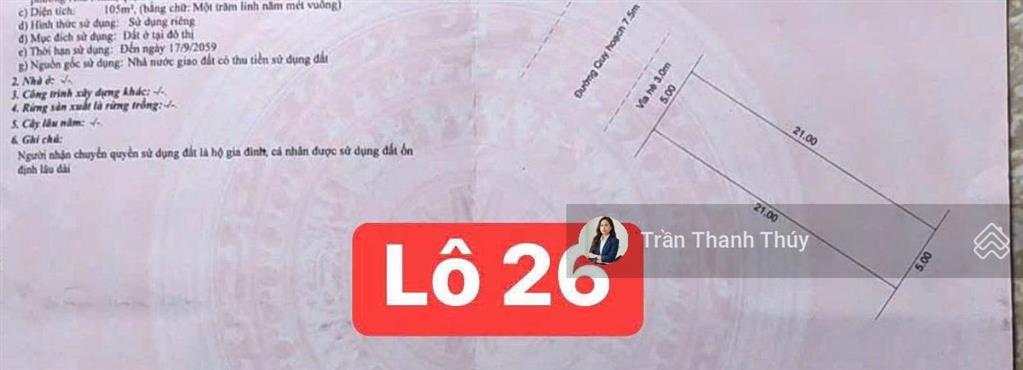 Cặp đất vàng "đáng tiền" nhất hòa minh  đất biển trần minh tông | 210m2 giá đầu tư