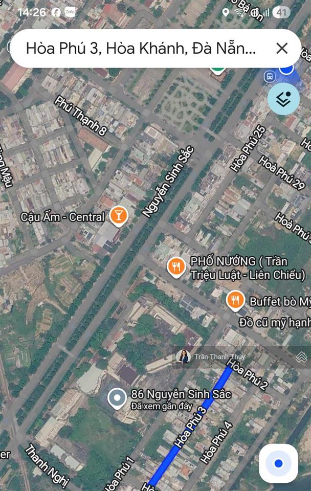 Đất hiếm quận liên chiểu  đất hòa phú 3 hướng đông nam  sát siêu thị mega market, giá chỉ 5.x tỷ