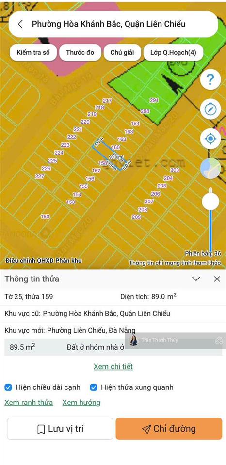 Giá đầu tư  đất bàu mạc 20  gần biển, gần mikazuki | 89,5m² | hướng đông nam