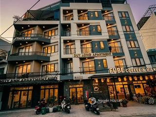 Bán tòa căn hộ biển mỹ khê, 6 tầng 1 tum, 10 căn 1pn full nội thất, 200m ra bãi biển