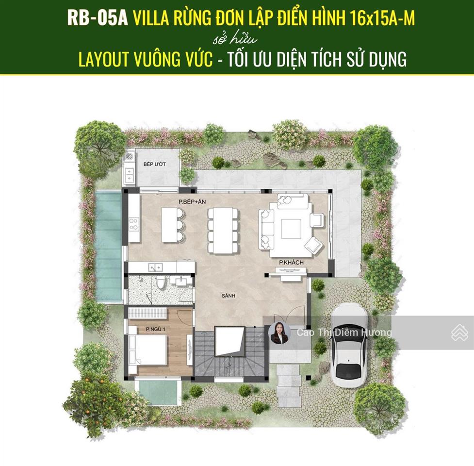 Hàng hiếm  biệt thự rừng đơn lập góc 2 mặt tiền hot nhất eco retreat giá 19,3 tỷ gần hồ thiên nga