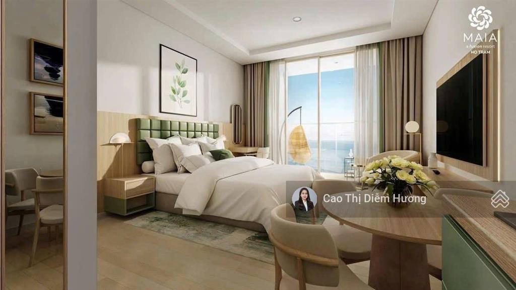Hàng hiếm cắt lỗ 150tr căn 2pn góc view trực diện biển maia hồ tràm, tt giãn 4 năm (2027 nhận nhà)