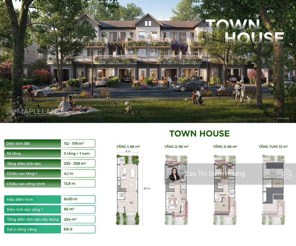 Chính chủ bán căn townhouse nhà phố mùa thu home retreat của eco giá 5,8 tỷ, vay tự do