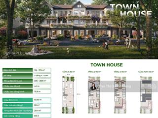 Chính chủ bán căn townhouse nhà phố mùa thu home retreat của eco giá 5,8 tỷ, vay tự do