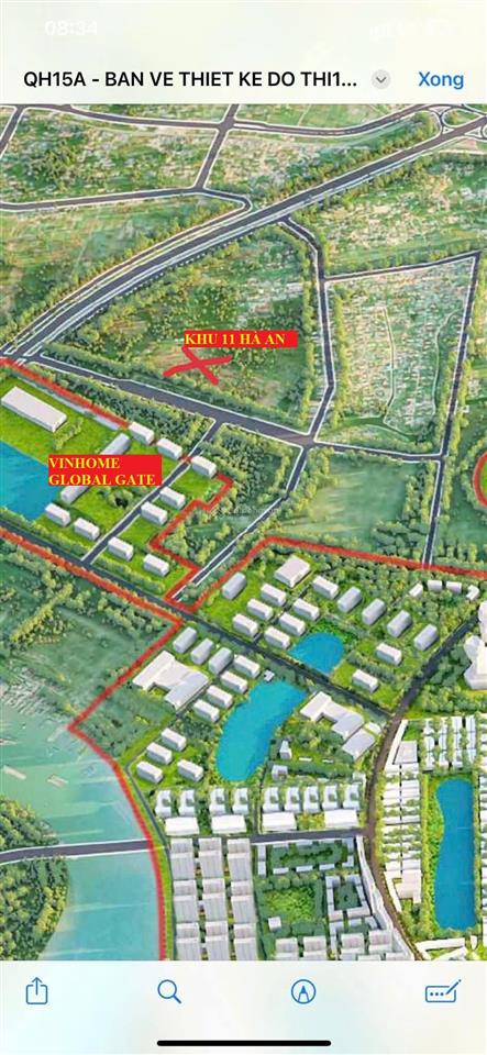 Bán đất khu 11 hà an, đối diện dự án vinhomes global gate 18 tỷ usd