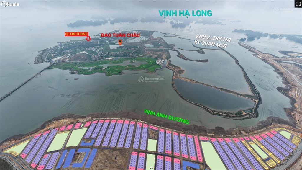 Bán lô đất biệt thự đồi tuần châu, view mặt biển vịnh hạ long, giá cần bán