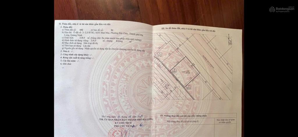 Bán đất biệt thự đồi ban mai bãi cháy