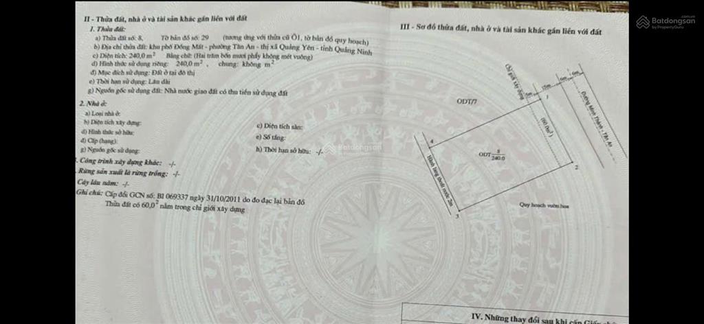 Bán lô góc trục chính đường tân thành đồng mát, trục thông rộng 50m vào vinhomes hạ long xanh