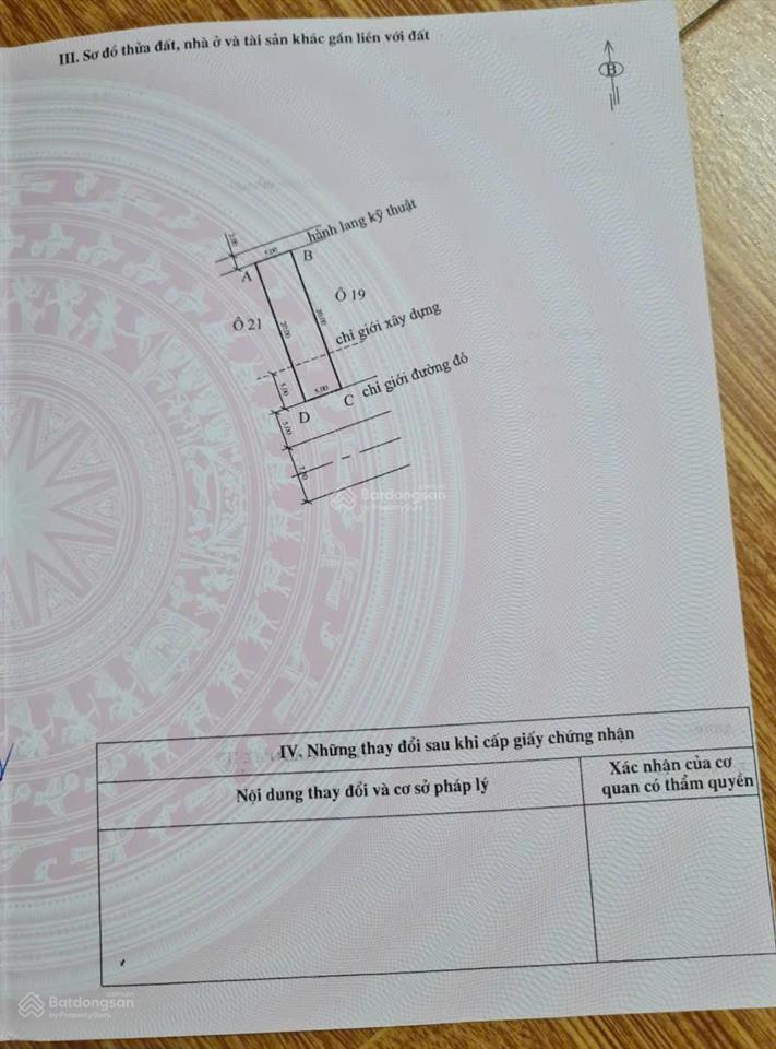 Bán ô đất qh thống nhất 3, giá tham khảo tốt trong khu vực