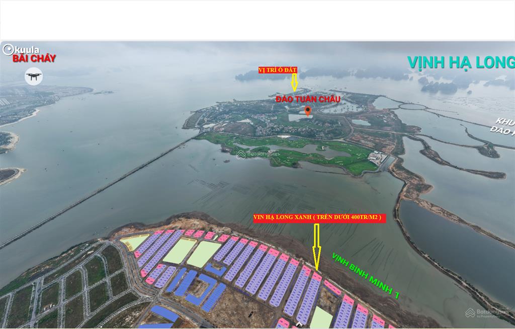 Bán lô đất biệt thự đồi tuần châu, 2 mặt tiền, 14,5 tỷ
