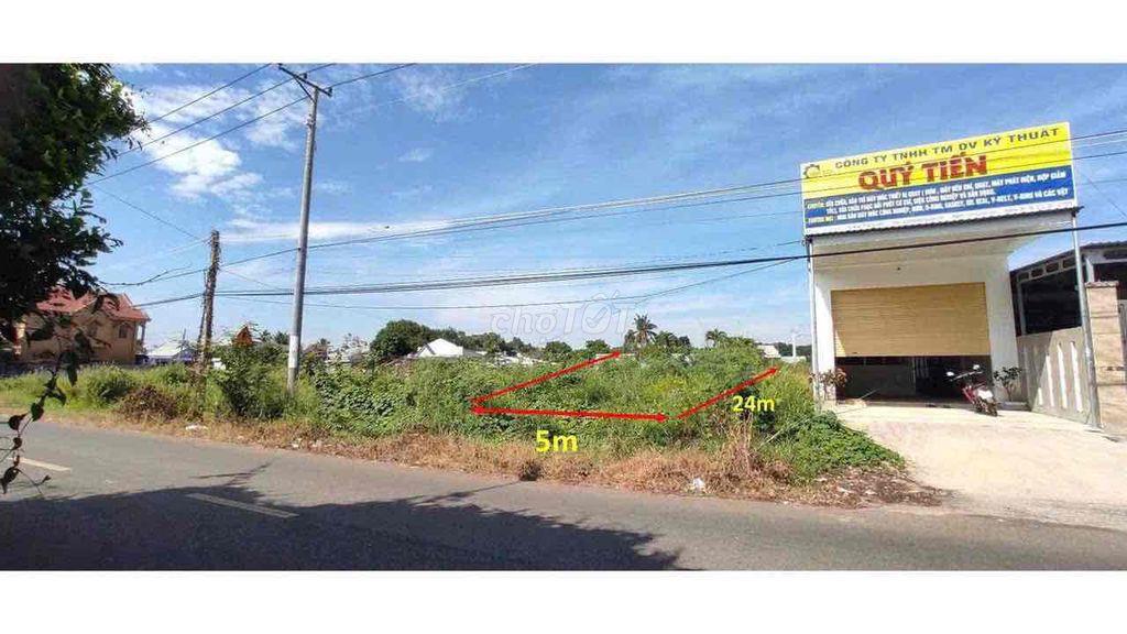 Đất mặt tiền Hương Lộ 8, giá tốt đầu tư, 5 x 22, ngay gần cao tốc bhvt