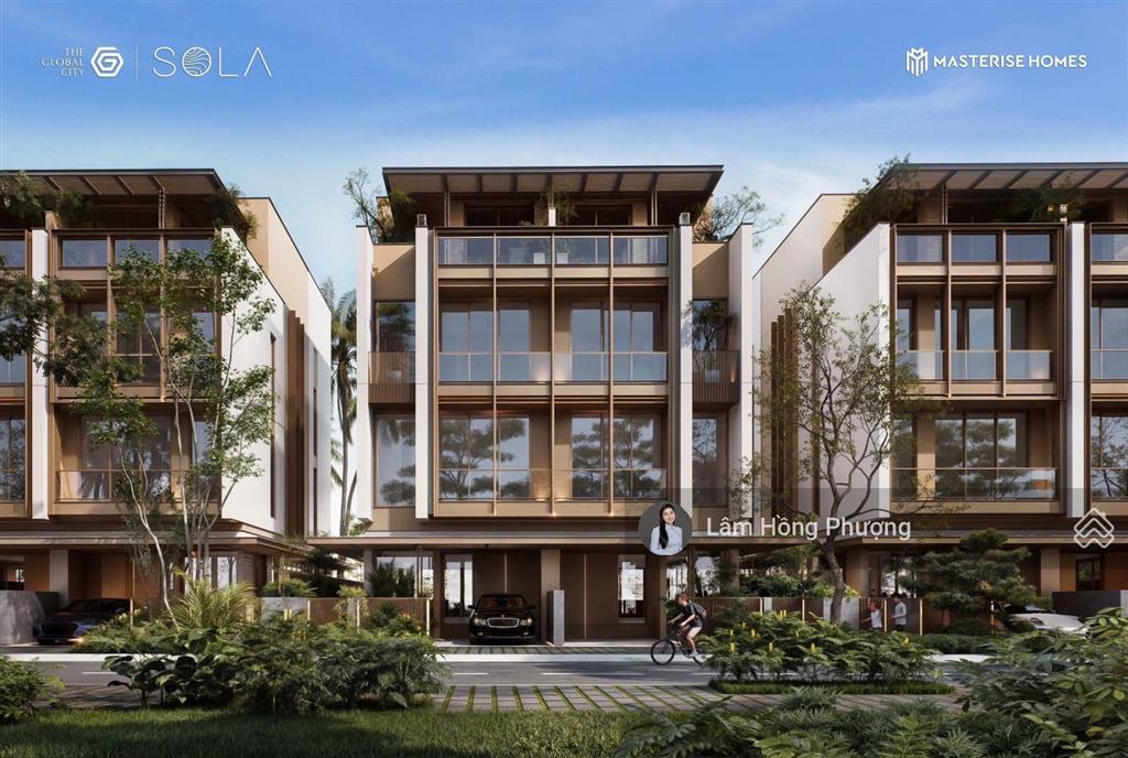 Bán biệt thự song lập 8x19m2 sola đảo ánh dương quận 2 giá 59tỷ, căn đẹp cạnh công viên và hồ bơi