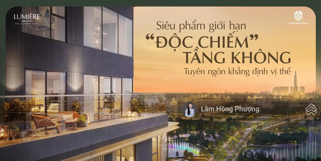 Bán duplex lumière midtown 173m2 hướng đông nam view tttm và nhạc nước giá 27,2 tỷ  0939 220 ***