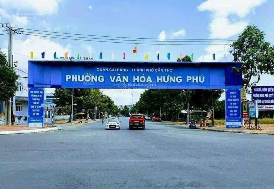 Cho thuê cặp nền góc đường lý thái tổ  kdc hưng phú 1